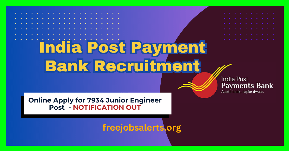 India Post Payment Bank Recruitment 2024 – Apply for Several Posts at ippbonline.com