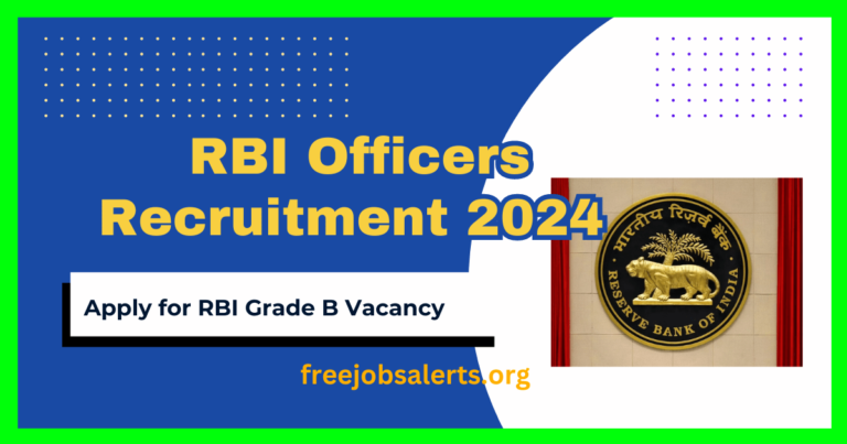 RBI Officers Recruitment