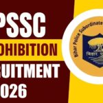 Alt Text: Bihar Police SI Prohibition Recruitment 2026 Notification FreeJobsAlerts