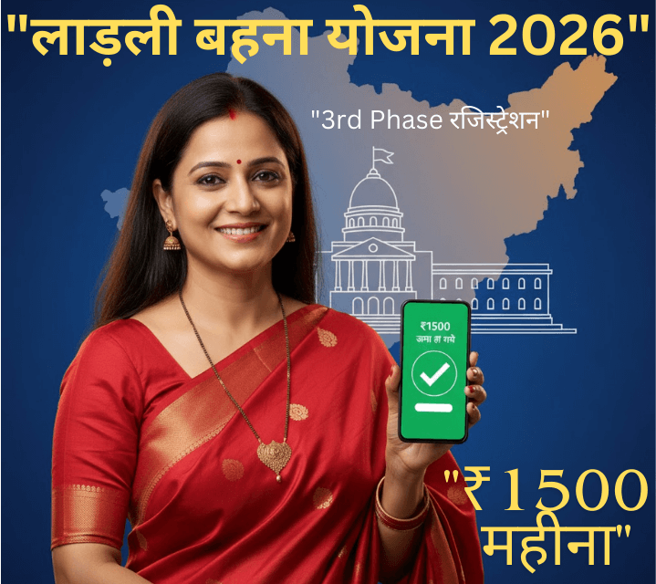 लाड़ली बहना योजना 2026 तीसरा चरण रजिस्ट्रेशन और ₹1500 किस्त की जानकारी