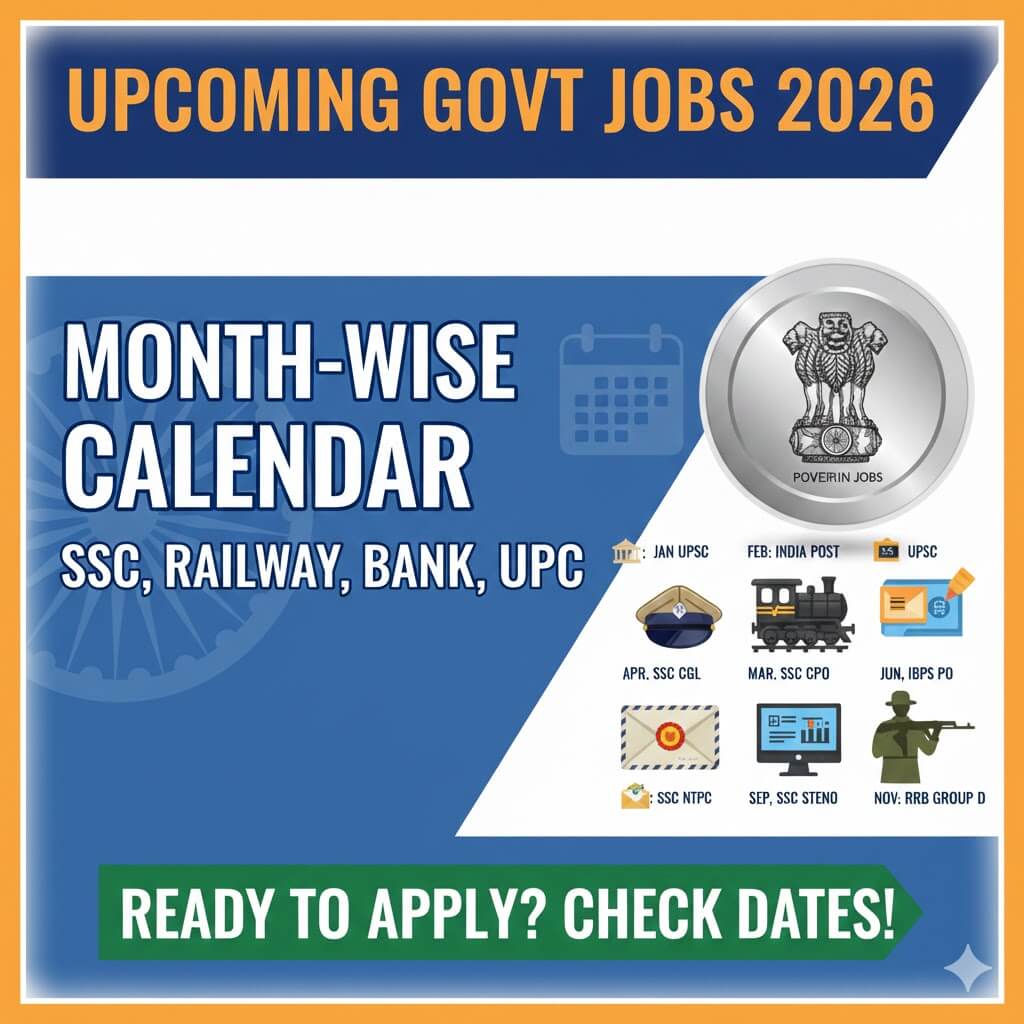 Month-wise Government Exam Calendar 2026 for India