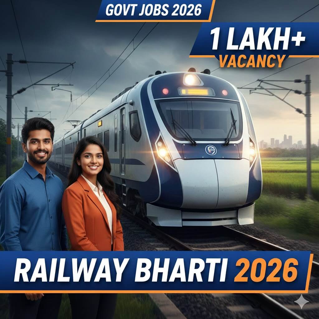 Upcoming Railway Recruitment 2026 Notification 1 Lakh Vacancy List