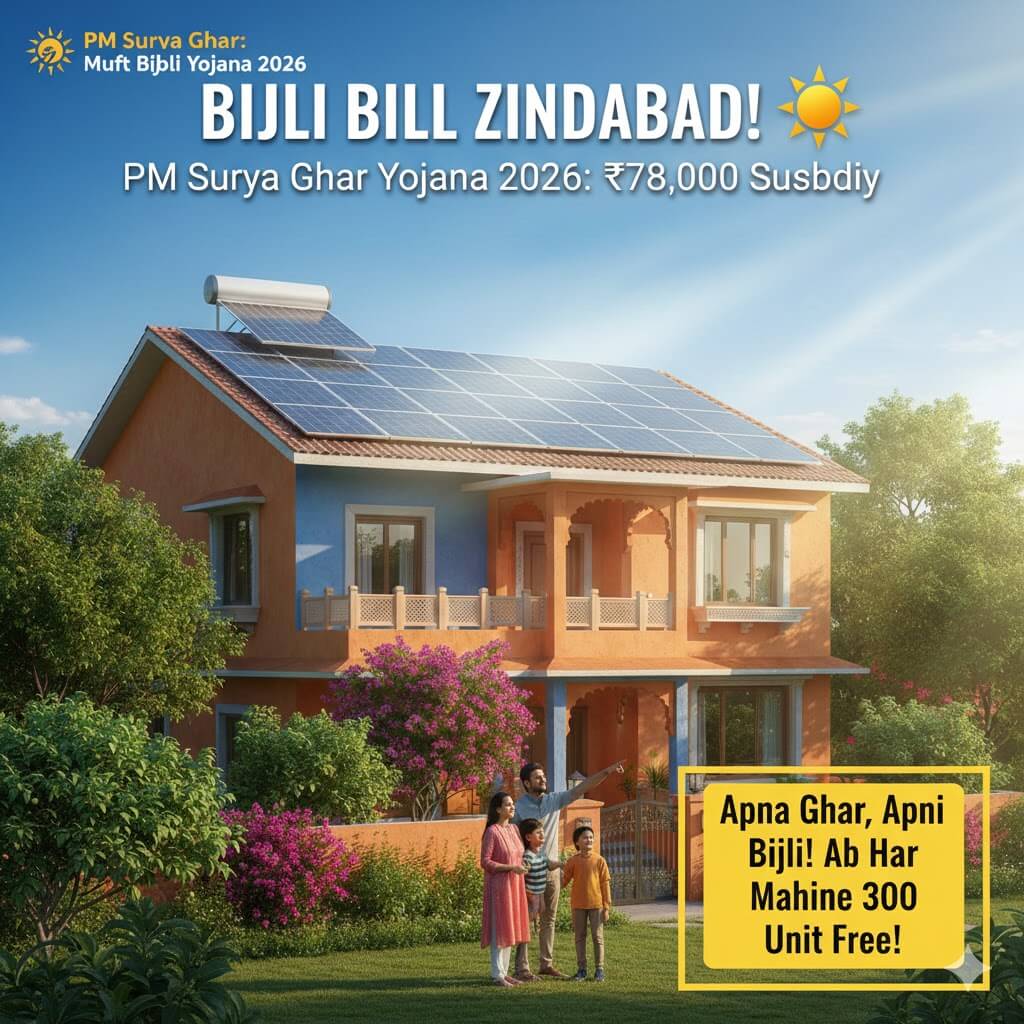 PM Surya Ghar Muft Bijli Yojana 2026 Solar Subsidy Guide