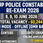 UP Police Constable Re-Exam Date 2026 Official Notification Update