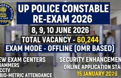 UP Police Constable Re-Exam Date 2026 Official Notification Update