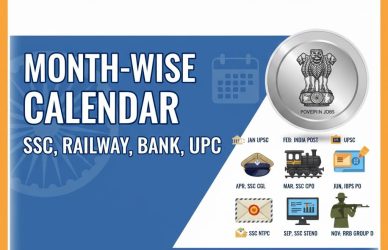 Month-wise Government Exam Calendar 2026 for India